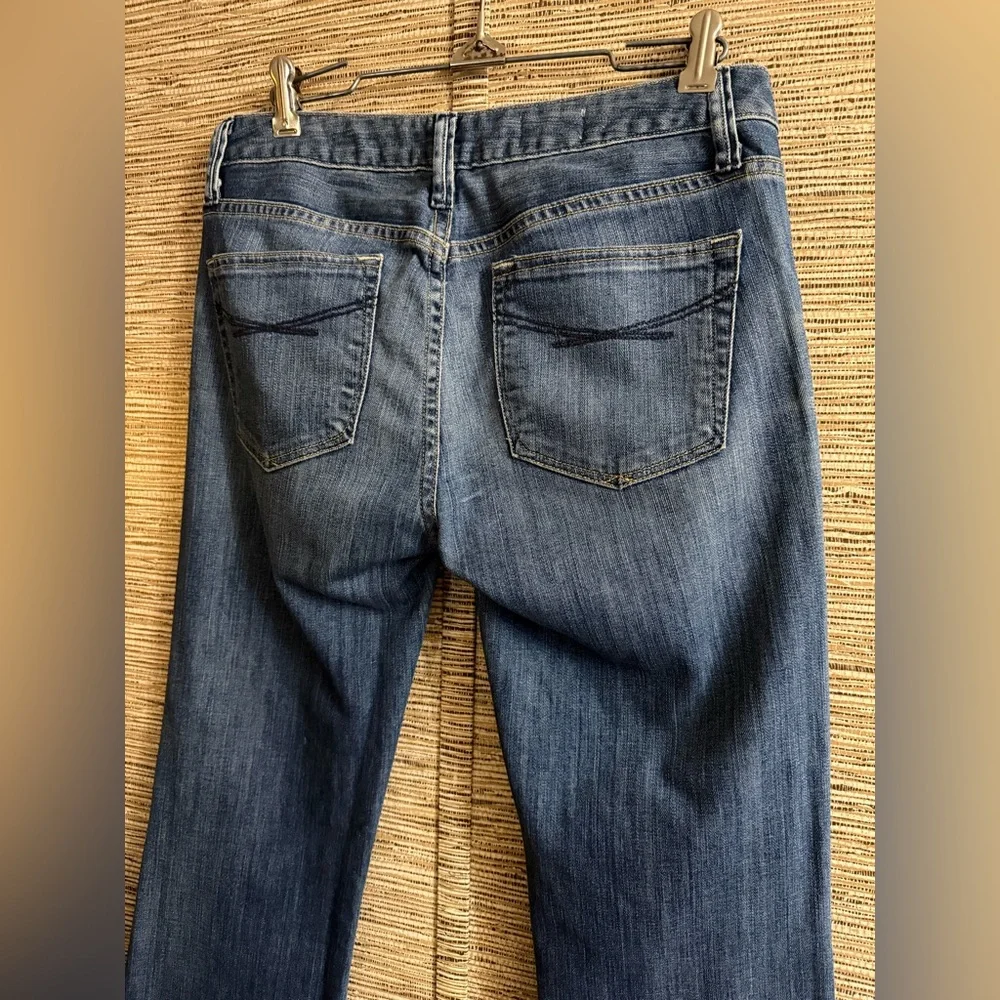 GAP 1969 Long & Lean Jeans Women Size 25 Blue Slim Bootcut Low Rise - Picture 5 of 9